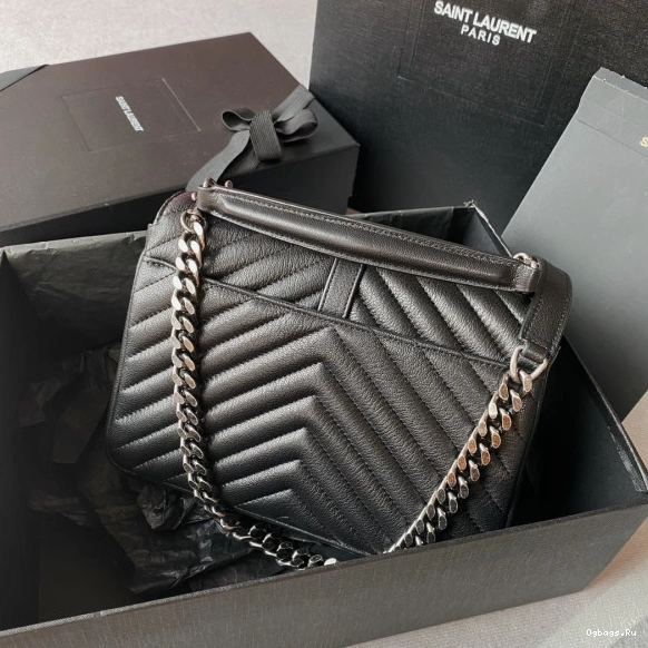 shoulder bag-24*17*6.5cm Medium YSL leather 0814